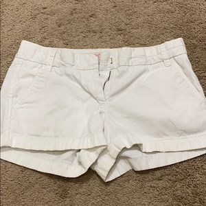 White shorts J. CREW